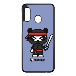 Coque noire pour Samsung Galaxy S21Plus / S30 PANDA BOO© Ninja Boo noir - coque humour