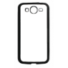 Coque pour Samsung Mega 5.8p i9150 Drapeau Corse Emblème - Écusson Argent à Tête de Maure - contour noir