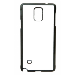 Coque pour Samsung Note 4 Drapeau Corse Emblème - Écusson Argent à Tête de Maure - contour noir (Samsung Note 4)