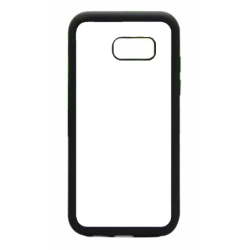 Coque pour Samsung S8 Drapeau Corse Emblème - Écusson Argent à Tête de Maure - contour noir (Samsung S8)