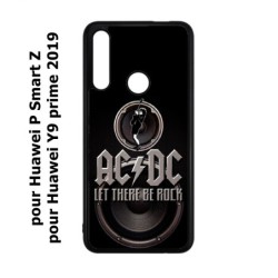 Coque noire pour Huawei P Smart Z groupe rock AC/DC musique rock ACDC
