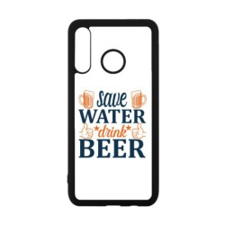 Coque noire pour Huawei P Smart Z Save Water Drink Beer Humour Bière