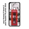 Coque noire pour Huawei P Smart Z Cabine téléphone Londres - Cabine rouge London