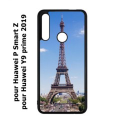 Coque noire pour Huawei P Smart Z Tour Eiffel Paris France