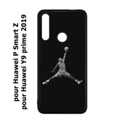 Coque noire pour Huawei P Smart Z Michael Jordan 23 shoot Chicago Bulls Basket