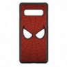 Coque noire pour Samsung Galaxy Note i9220 les yeux de Spiderman - Spiderman Eyes - toile Spiderman