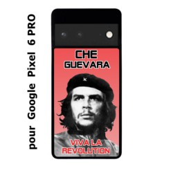 Coque noire pour Google Pixel 6 PRO Che Guevara - Viva la revolution