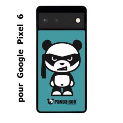 Coque noire pour Google Pixel 6 PANDA BOO© bandeau kamikaze banzaï - coque humour