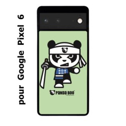 Coque noire pour Google Pixel 6 PANDA BOO© Ninja Boo - coque humour