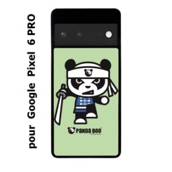 Coque noire pour Google Pixel 6 PRO PANDA BOO© Ninja Boo - coque humour