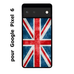 Coque noire pour Google Pixel 6 Drapeau Royaume uni - United Kingdom Flag