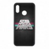 Coque noire pour Huawei P30 logo Stars Wars fond gris - légende Star Wars
