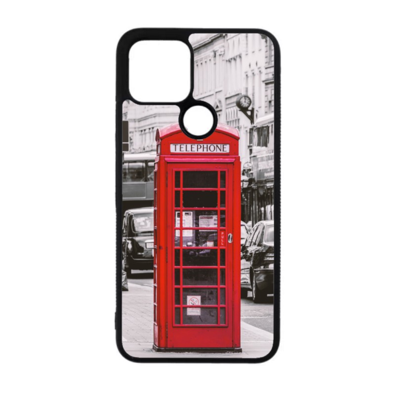 Coque noire pour Google Pixel 5 XL Cabine téléphone Londres - Cabine rouge London