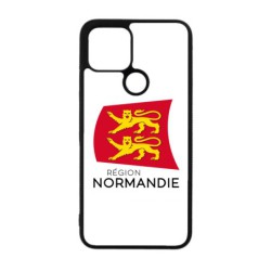 Coque noire pour Google Pixel 5 XL Logo Normandie - Écusson Normandie - 2 léopards