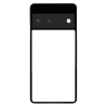 Coque pour Google Pixel 6 PRO clé de sol enflammée - solfège musique - coque noire TPU souple